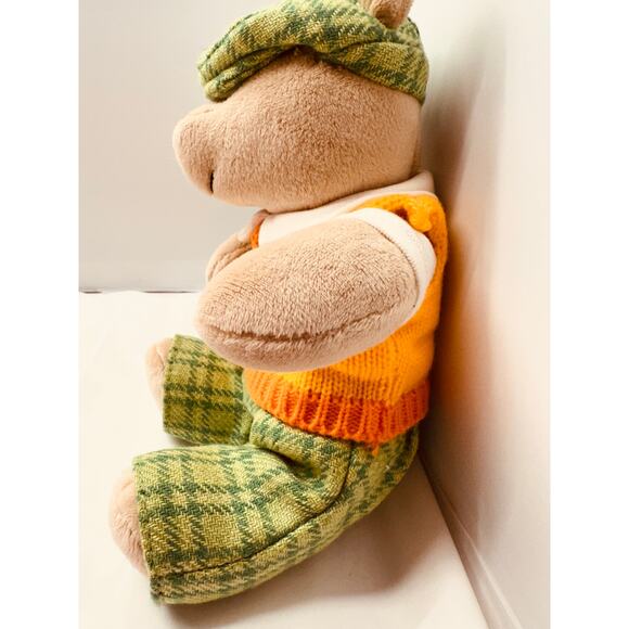 2006 Starbucks Plush Bearista Golfer Bear with Golf Bag 50th Edition 9" Plushie - Picture 3 of 9